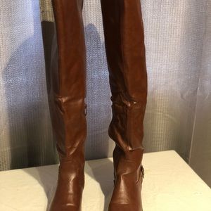 Shoes - Over the knee cognac boots Shoes - Over the knee cognac boots